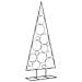 Albero di Natale Decorativo in Metallo Nero 180 cm - Foto miniatura 5