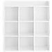 Sobuy Libreria Montessori Per Bambini Con 9 Scomparti Scaffale Portagiochi Bianco - Foto miniatura 1