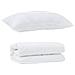 Piumone con Cuscino 2 pcs Bianco 135 x 200 cm Microfibra - Foto miniatura 1