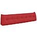 Cuscino per Schiena Rosso 200 x 24 x 50 cm Tessuto - Foto miniatura 1