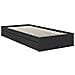 Letto con Contenitore Nero 90 x 190 cm Legno multistrato - Foto miniatura 6