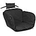 Cuscino da giardino 112x113 cm impermeabile nero per sedia sospesa - Foto miniatura 2