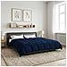 Duvet Invernale Trapuntato Blu Scuro 200 x 200 cm Microfibra - Foto miniatura 2