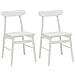 Sedia da pranzo 2 pcs Bianco 43 x 44,5 x 77 cm - Foto miniatura 1