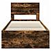 Struttura del letto Rovere fumé 90 x 190 cm Legno multistrato - Foto miniatura 7
