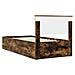 Struttura del letto Rovere fumé 90 x 190 cm Legno multistrato - Foto miniatura 9