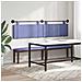 Testata appesa Tinta unita Blu jeans 210 x 55 x 5 cm Tessuto - Foto miniatura 4