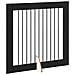 Cancello per cani con supporti 4 pcs Rovere Nero 100 x 100 cm - Foto miniatura 5