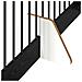 Cancello per cani con supporti 4 pcs Rovere Nero 100 x 100 cm - Foto miniatura 7