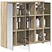 Mobiletto per specchio da bagno Rovere Sonoma - Foto miniatura 3