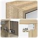 Mobiletto per specchio da bagno Rovere Sonoma - Foto miniatura 9