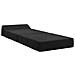Divano Letto Pieghevole Nero 60 x 70 x 41 cm Tessuto - Foto miniatura 3