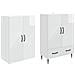 Set di armadi 2 pcs 66 x 34,5 x 95 cm Legno ingegnerizzato - Foto miniatura 3