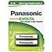 1x2 Panasonic Akku NiMH Mignon AA 1900 mAh Rechargeable Evolta - Foto miniatura 1