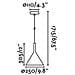 Pam 64162-solido A Sospensione, Lampadina Inclusa, Led, 24w, Colore: Nero - Foto miniatura 12