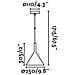 Pam 64162-solido A Sospensione, Lampadina Inclusa, Led, 24w, Colore: Nero - Foto miniatura 13