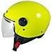 Backline Casco Jet Visiera Antigraffio Giallo Fluo Ece 22-05 Taglia M - Foto miniatura 5