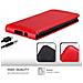 Custodia Compatibile Con Samsung Galaxy J5 2016 In Rosso Mela - Coperchio Protettivo In Design Flip Con Chiusura Magnetica - Foto miniatura 2