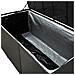 Baule da Giardino in Polyrattan 180x90x70 cm Nero - Foto miniatura 8