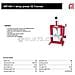 Pressa Idraulica Manuale 10t Da Banco Holzmann Wp10h - Foto miniatura 2