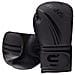 Pelle Sawans Guantoni Da Boxe Professionista Mma Sparring Kickboxing Punch Training Bag Muay Thai Fighting (nero Opaco 10 Oz)  - Foto miniatura 3