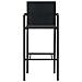 VIDAXL - Sgabelli Da Bar 2 Pz Neri 45x56x103,5 Cm Rattan Pe E Acciaio