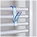 Appendino Gancio Per Termosifone Radiatore Termoarredo Blu 4 Pezzi - Foto miniatura 1