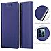Custodia Compatibile Con Apple Iphone 12 Pro Max (6,7"" Zoll) In Classy Blu Scuro - Coperchio Protettiva Con Chiusura Magnetica, Funzione Stand E Tasca Per Le Carte - Foto miniatura 7