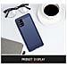 Custodia Compatibile Con Samsung Galaxy A71 4g In Brushed Blu - Coperchio Protettivo In Silicone Tpu Flessibile In Look Acciaio Inossidabile-fibra Di Carbonio - Foto miniatura 7