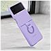 Cover Silicone Ef-pf721tvegww Con Anello Per Galaxy Z Flip4 Sm-f721b Lavanda - Foto miniatura 5
