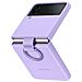 Cover Silicone Ef-pf721tvegww Con Anello Per Galaxy Z Flip4 Sm-f721b Lavanda - Foto miniatura 7