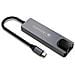 Replicatore di Porte e Docking Station per Notebook A04-TC_LANHD+PU Cablato 2x USB 3.0 / HDMI Grigio + Power Delivery 100W - Foto miniatura 1