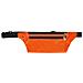 Marsupio Sportivo Multitasche Cerniera Bande Riflettenti Regolabile Arancione - Foto miniatura 1