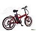 Fatty - Rosso Metallico - 250w / 10ah - Bicicletta Elettrica Fat - Bicicletta Elettrica Fat Da 20 Pollici - Foto miniatura 2