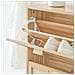 Scarpiera Slim Da Ingresso Con 3 Ante E 6 Ripiani Naturale 60x24x118cm Fsr159-n - Foto miniatura 3