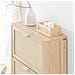 Scarpiera Slim Da Ingresso Con 3 Ante E 6 Ripiani Naturale 60x24x118cm Fsr159-n - Foto miniatura 4