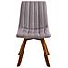 Set Di 2 Sedie Da Pranzo Tessuto Tortora Calgary - Foto miniatura 6