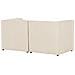 Divano Modulare 2 Posti Lemvig Velluto A Coste Beige Chiaro - Foto miniatura 3