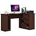 Scrivania ad angolo B20 destro, 1 anta e 3 cassetti, 155x85x77 cm, Colore Weng? - Foto miniatura 2