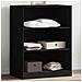 Armadio Nero 77x48x102 Cm In Legno Multistrato - Foto miniatura 1