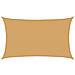 Vela Parasole 160 G /m Rettangolare Sabbia 5x8 M In Hdpe - Foto miniatura 2