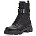 Fl8mdxele10 Anfibi Stivaletti Biker Pelle Nero Nero 39 - Foto miniatura 1