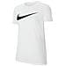 T-Shirt Swoosh Cw6967-100 Donna Taglia Xl Colore Bianco - Foto miniatura 3