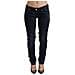 Jeans Denim Da Donna Slim Fit A Vita Bassa Blu - W26 - Foto miniatura 1