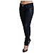 Jeans Denim Da Donna Slim Fit A Vita Bassa Blu - W26 - Foto miniatura 2