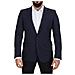 Blazer Martini Monopetto In Lana Blu Scuro - It48 - M - Foto miniatura 1