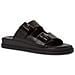 Black Leather Casual Open Slippers Ciabatte Pelle Scarpe Donna Nero Eu 36, 1-27207-42 003 - Foto miniatura 1