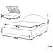 Letto Contenitore Bouclé Vaucluse 180 X 200 Cm Bianco Sporco - Foto miniatura 8