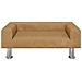 Lettino per Cani Marrone 70x45x26,5 cm in Velluto - Foto miniatura 3