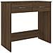 Lusso Casadino -  Scrivania Rovere Marrone 80x40x75 Cm In Legno Multistrato - Foto miniatura 1
